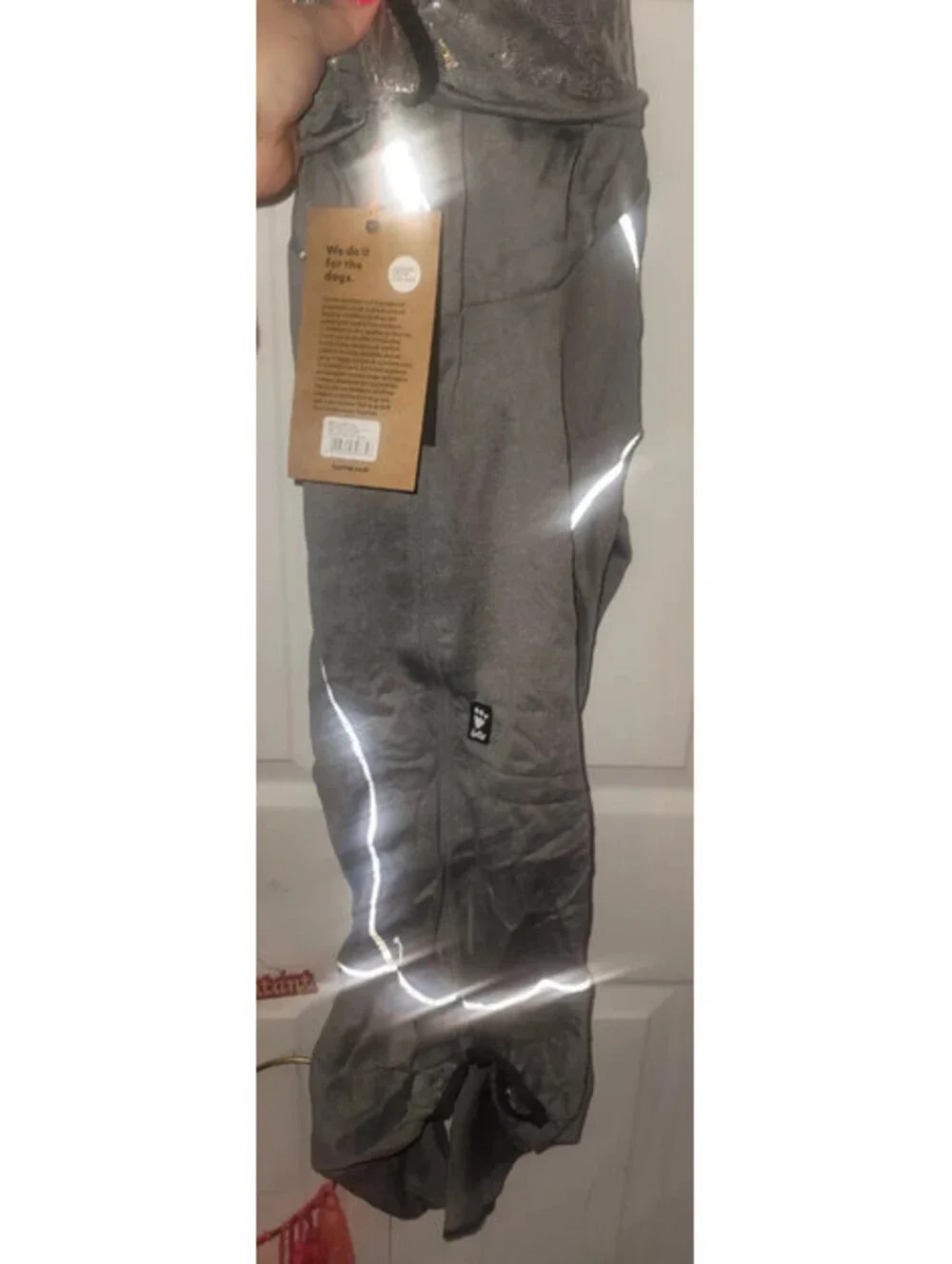 HURTTA BODY WARMER COLD WEATHER DOG ROMPER CARBON GREY SIZE 55L/22L NWT
